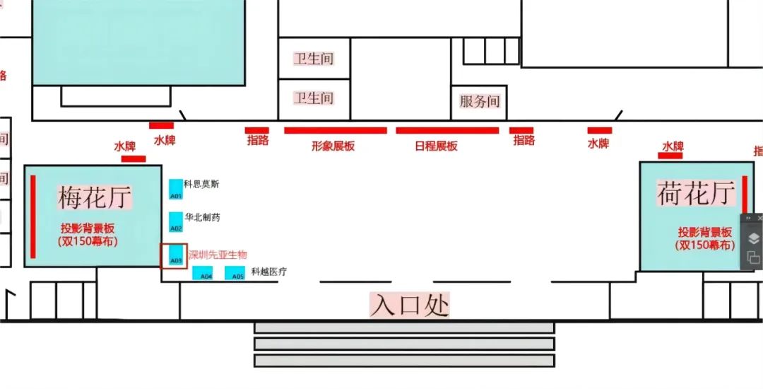 會議廳布局圖